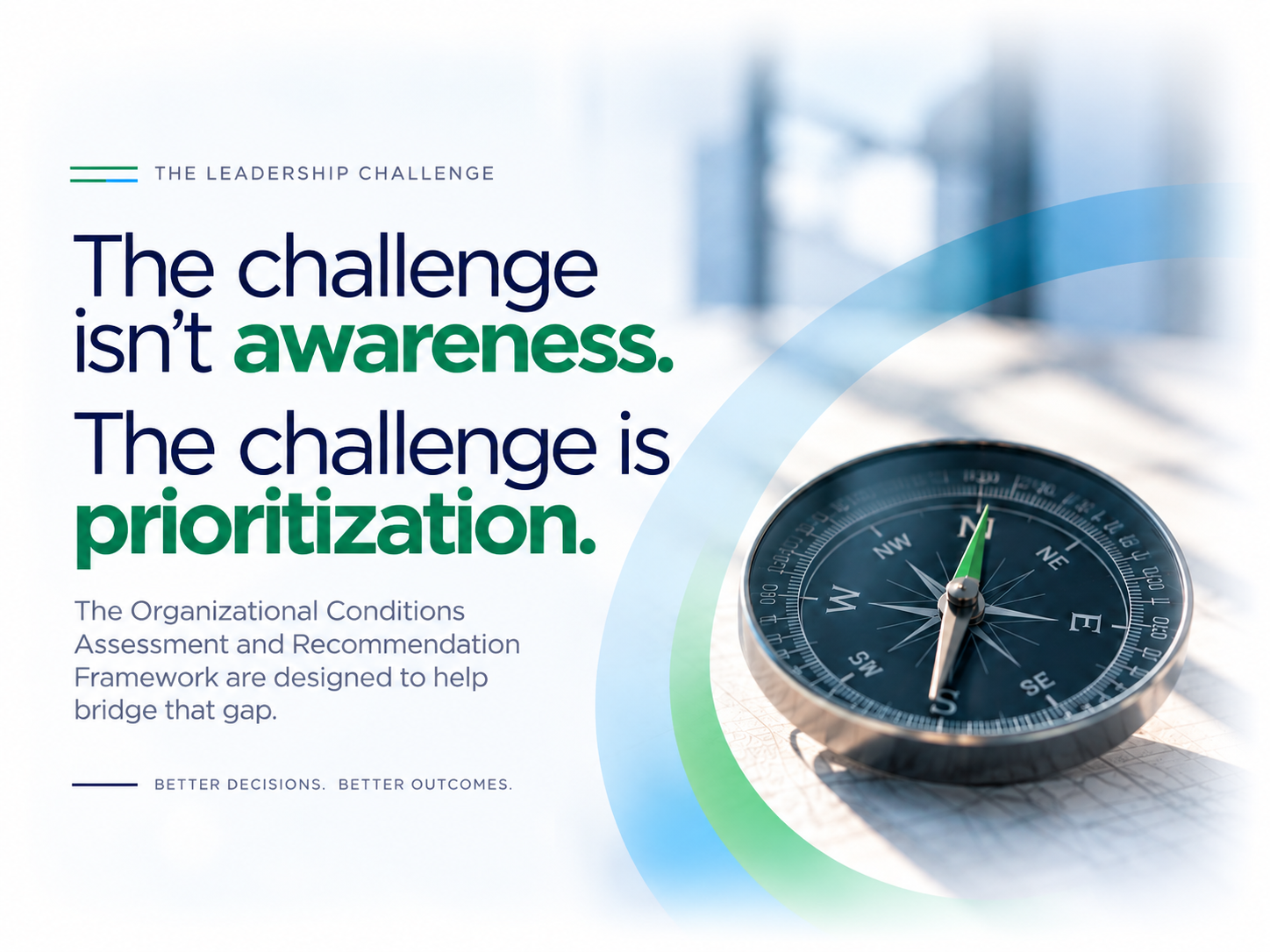 The challenge isn't awareness. The challenge is prioritization.